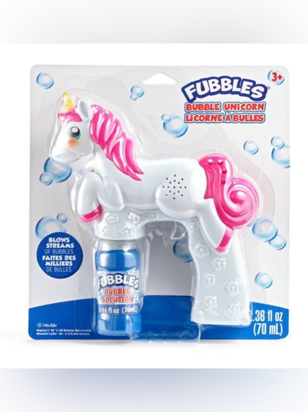 Fubbles Bubble Blaster Bubble Blower- Unicorn or Dino